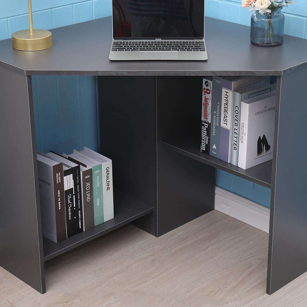 Corner Computer Desk Home Office PC Laptop Table Workstation Furniture