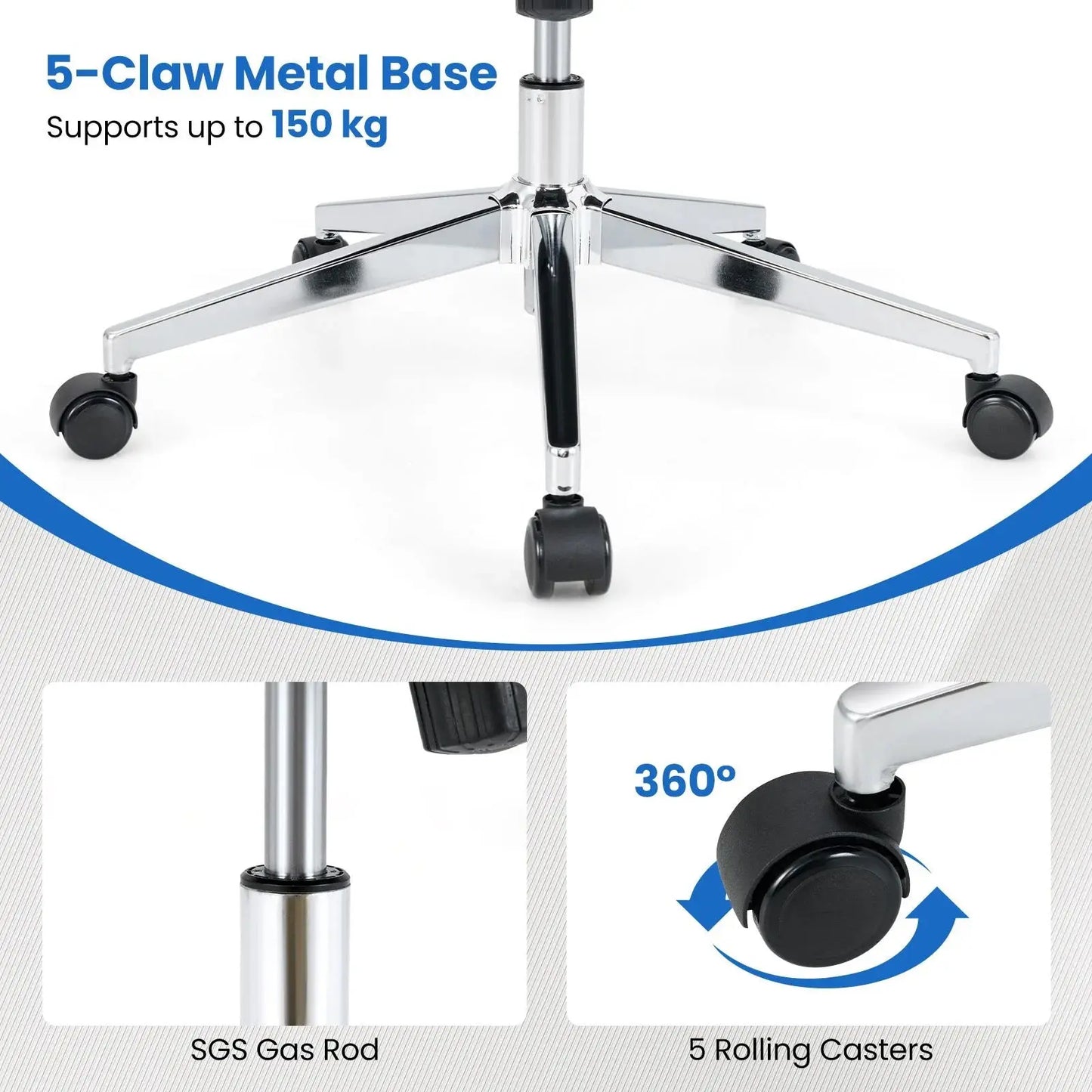 Ergonomic Leather Office Chair Executive Chair with Rocking Function