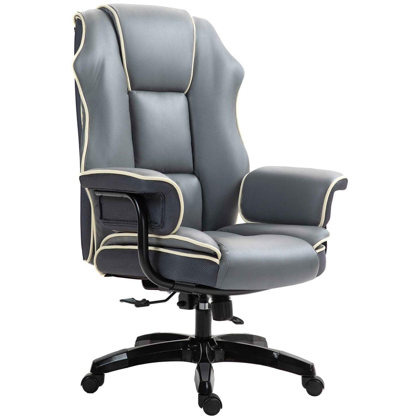 Ergo Heights Reclining PU Leather Office Chair UK - Ergonomic Comfort - Ergo Heights