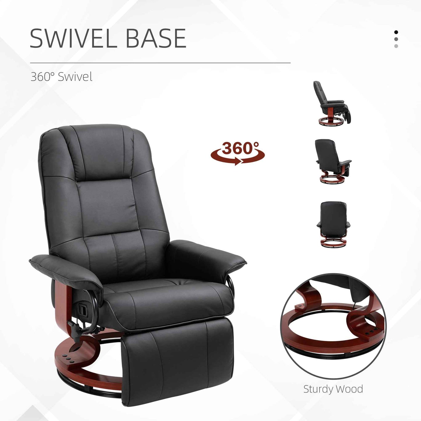 Ergo Heights Armchair Office Chair with Reclining Footrest - Ergo Heights