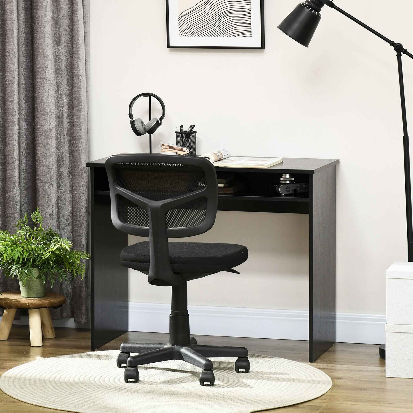 Writing Desk Laptop Table Workstation with Shelf Home Office - Ergo Heights