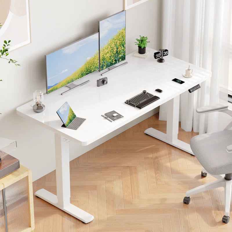 Electric Standing Desk Height Adjustable Desk Sit Stand Desk with Time Reminder Stand up Desk 3 Memory Setting Electric Desk