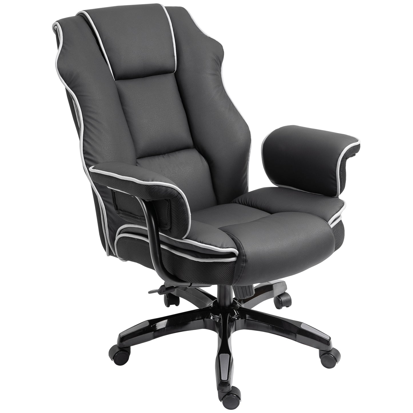 Office Chair, PU Leather Computer Desk Chair with Reclining