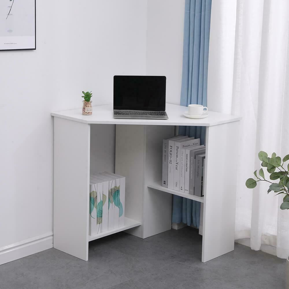 Corner Computer Desk Home Office PC Laptop Table Workstation Furniture