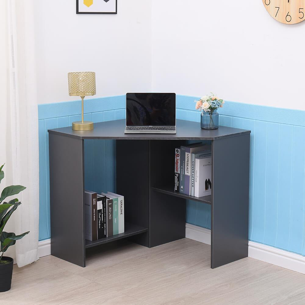 Corner Computer Desk Home Office PC Laptop Table Workstation Furniture