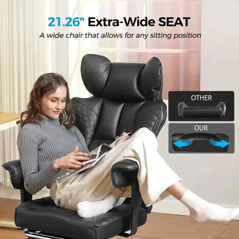 Best Ergonomic Office Chair with Quilted High Back Support - Ergo Heights