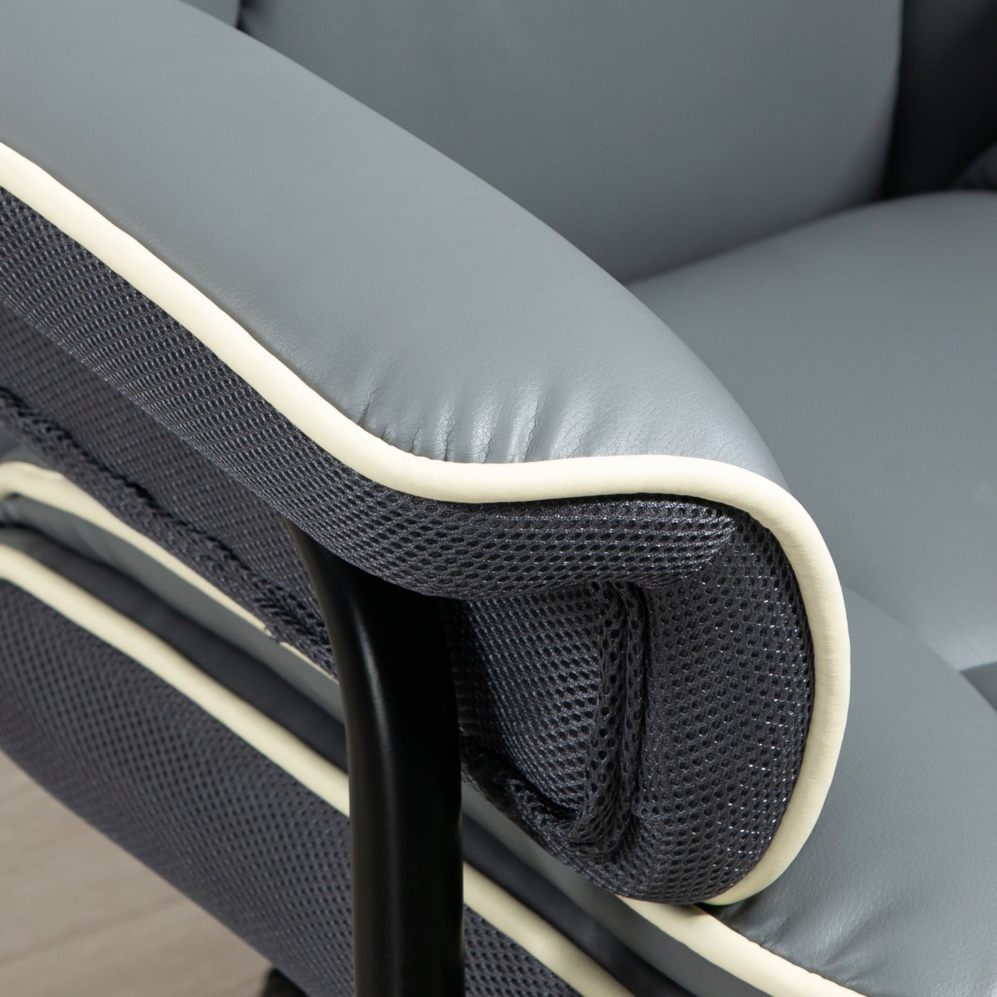 Office Chair, PU Leather Computer Desk Chair with Reclining