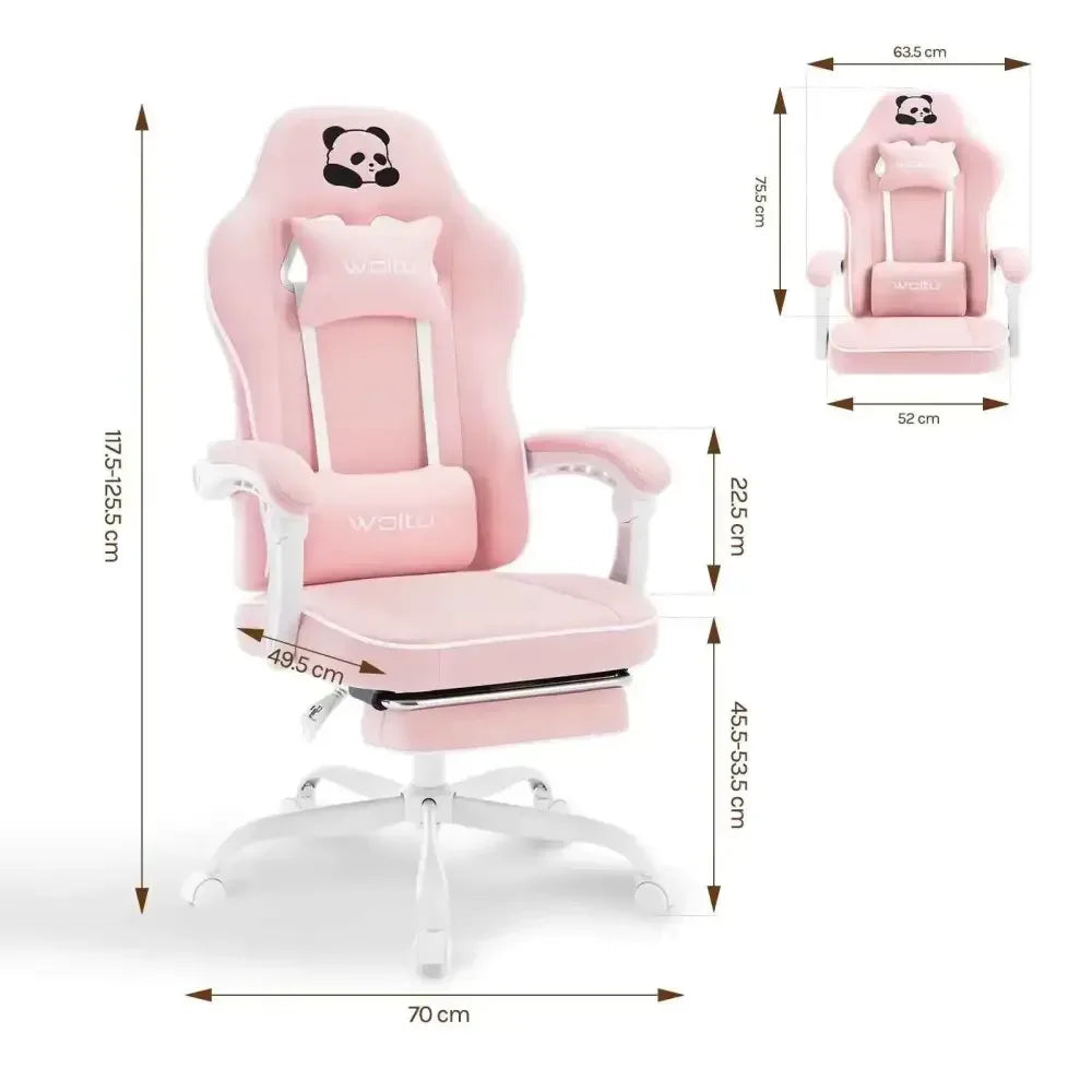 Ergonomic Gaming Chair for Marathon Sessions with Panda Design - Ergo Heights
