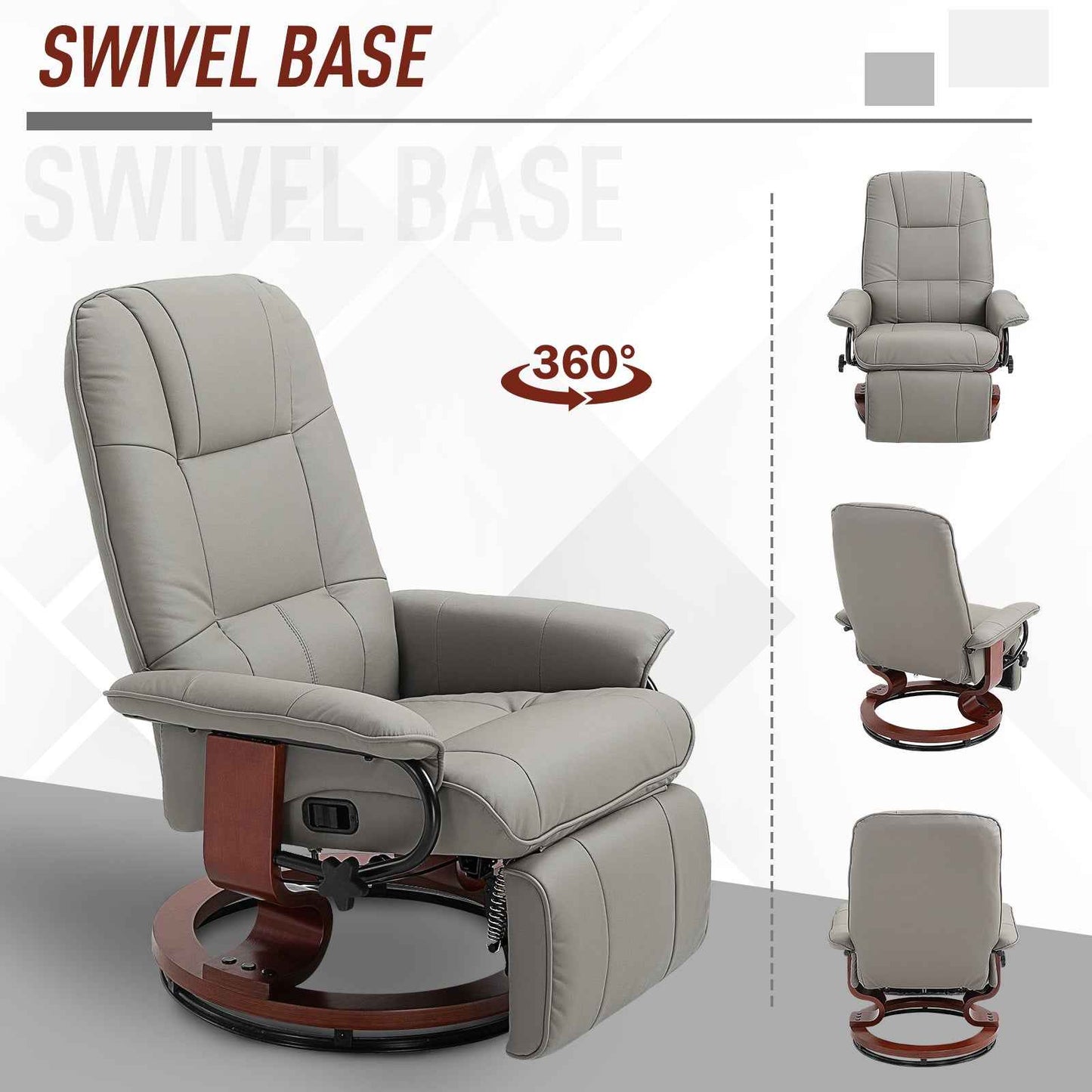Ergo Heights Armchair Office Chair with Reclining Footrest - Ergo Heights