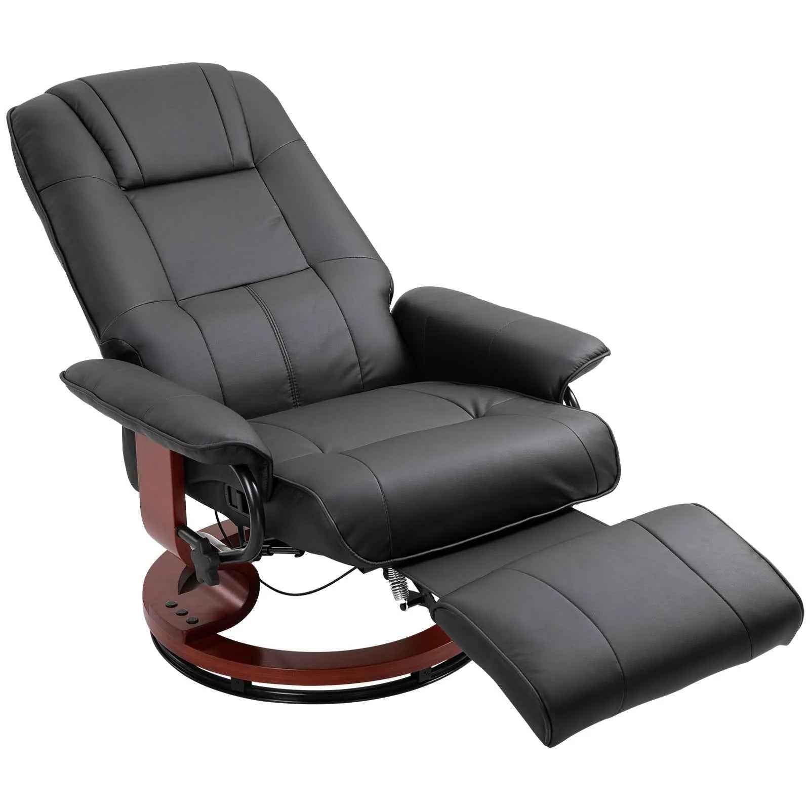 Reclining Armchair Office Chair with Footrest - Ergo Heights
