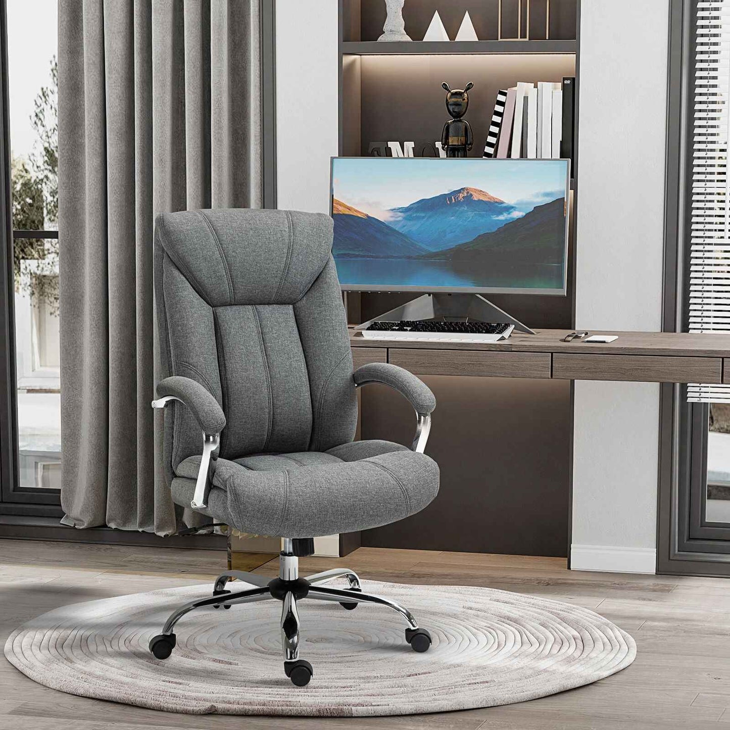 Ergo Heights Adjustable Ergonomic Office Chair with Padded Support - Ergo Heights