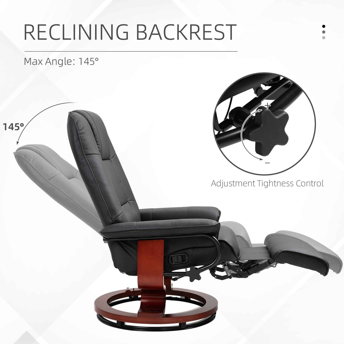 Ergo Heights Armchair Office Chair with Reclining Footrest - Ergo Heights