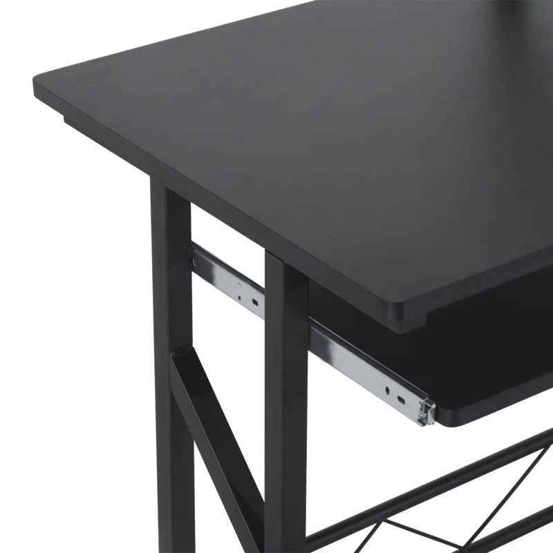 Ergo Heights Compact Computer Desk with Storage - Ergo Heights