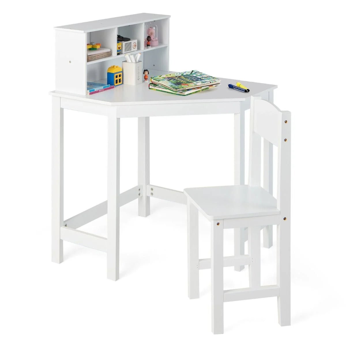 Ergo Heights Corner Desk for Kids Bedroom Set.