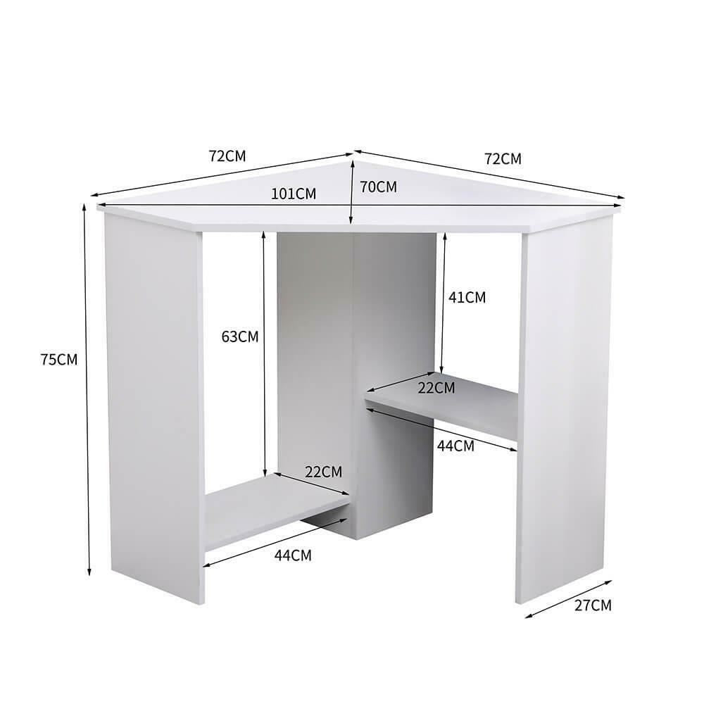 Corner Computer Desk Home Office PC Laptop Table Workstation Furniture