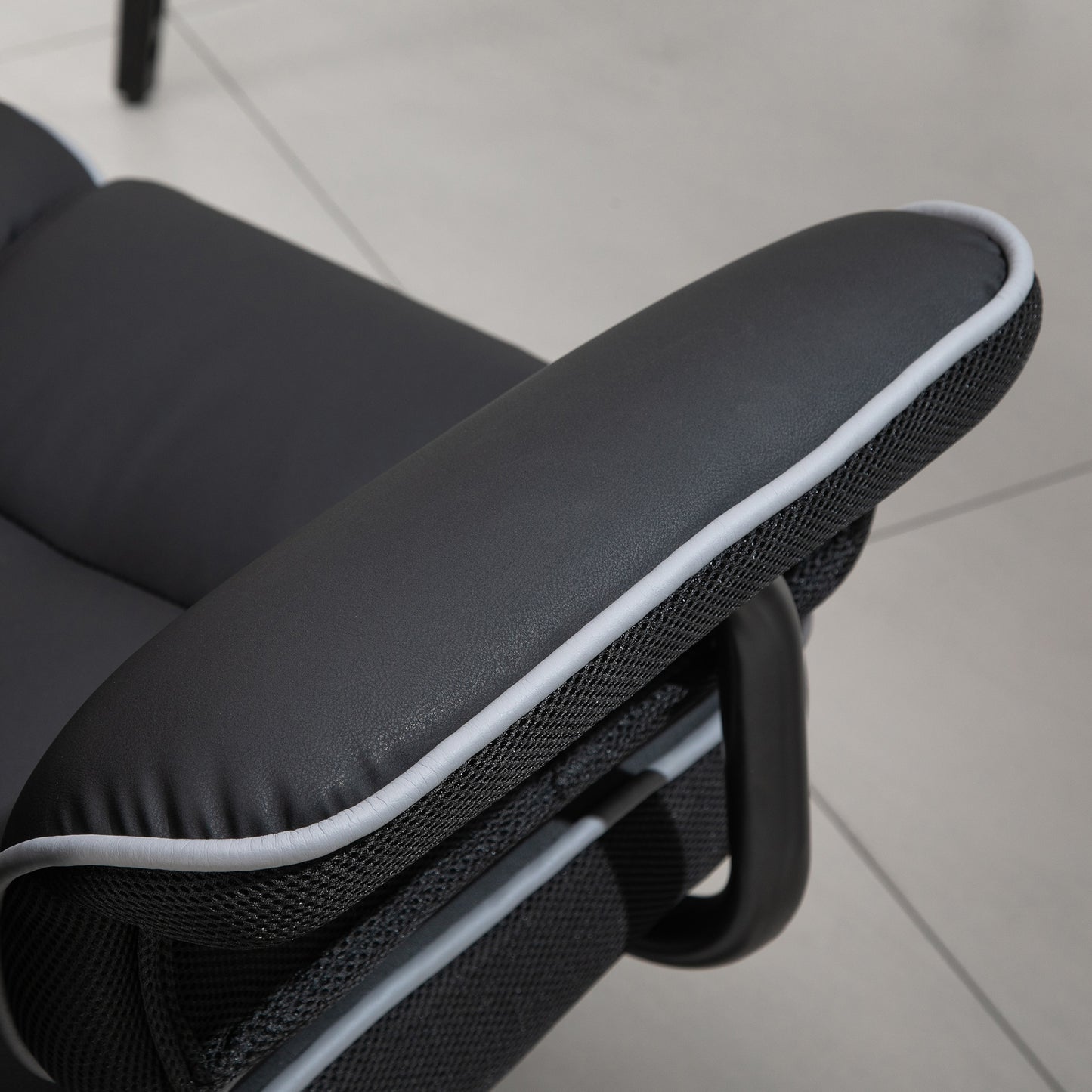 Office Chair, PU Leather Computer Desk Chair with Reclining