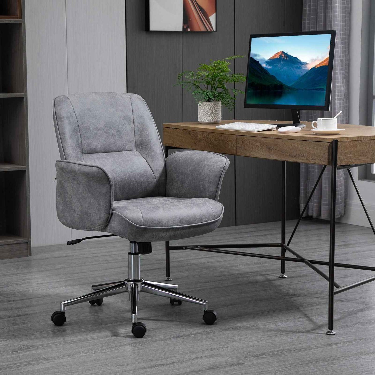 Ergo Heights PU Leather Office Chair with Ergonomic Comfort - Ergo Heights