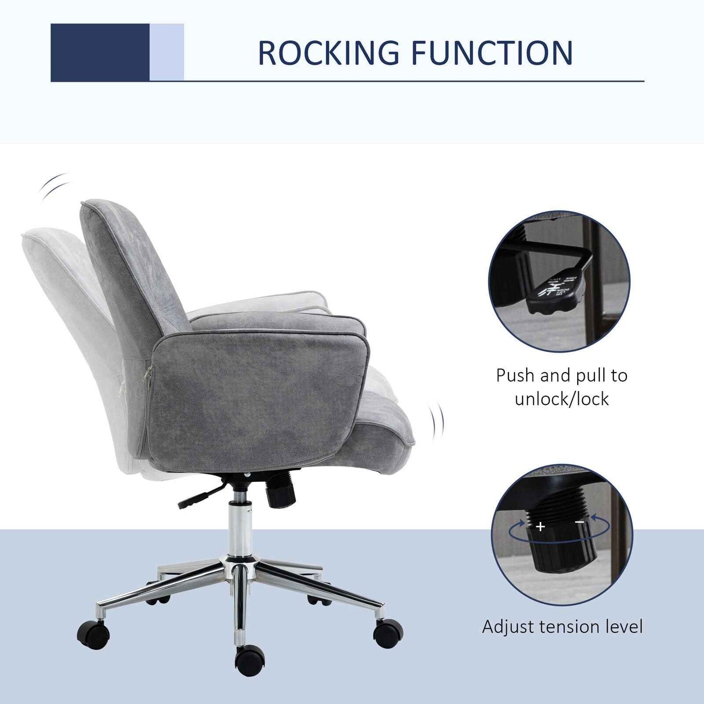 Ergo Heights PU Leather Office Chair with Ergonomic Comfort - Ergo Heights