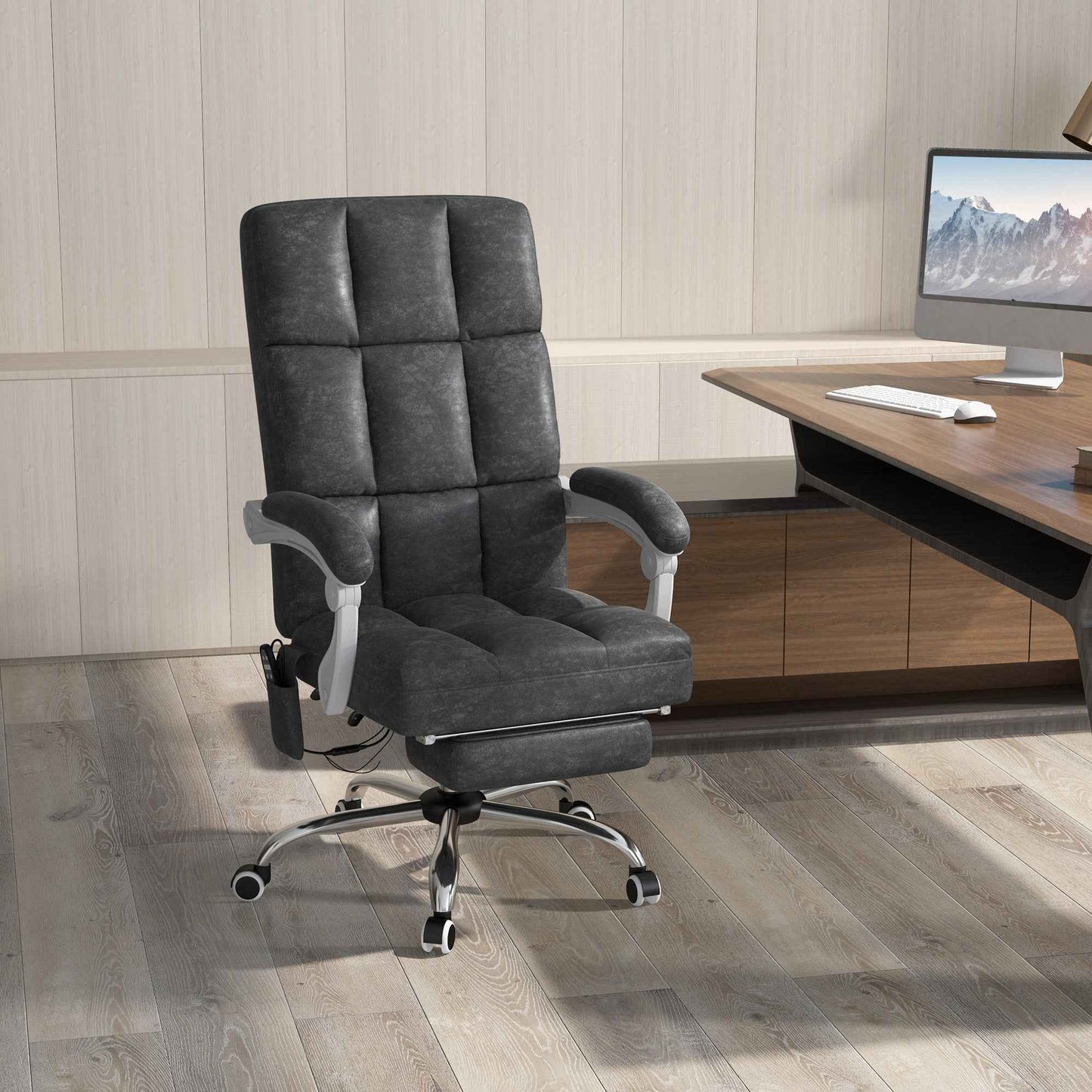 Ergo Heights Massage Office Chair with Back Heat - Ergo Heights