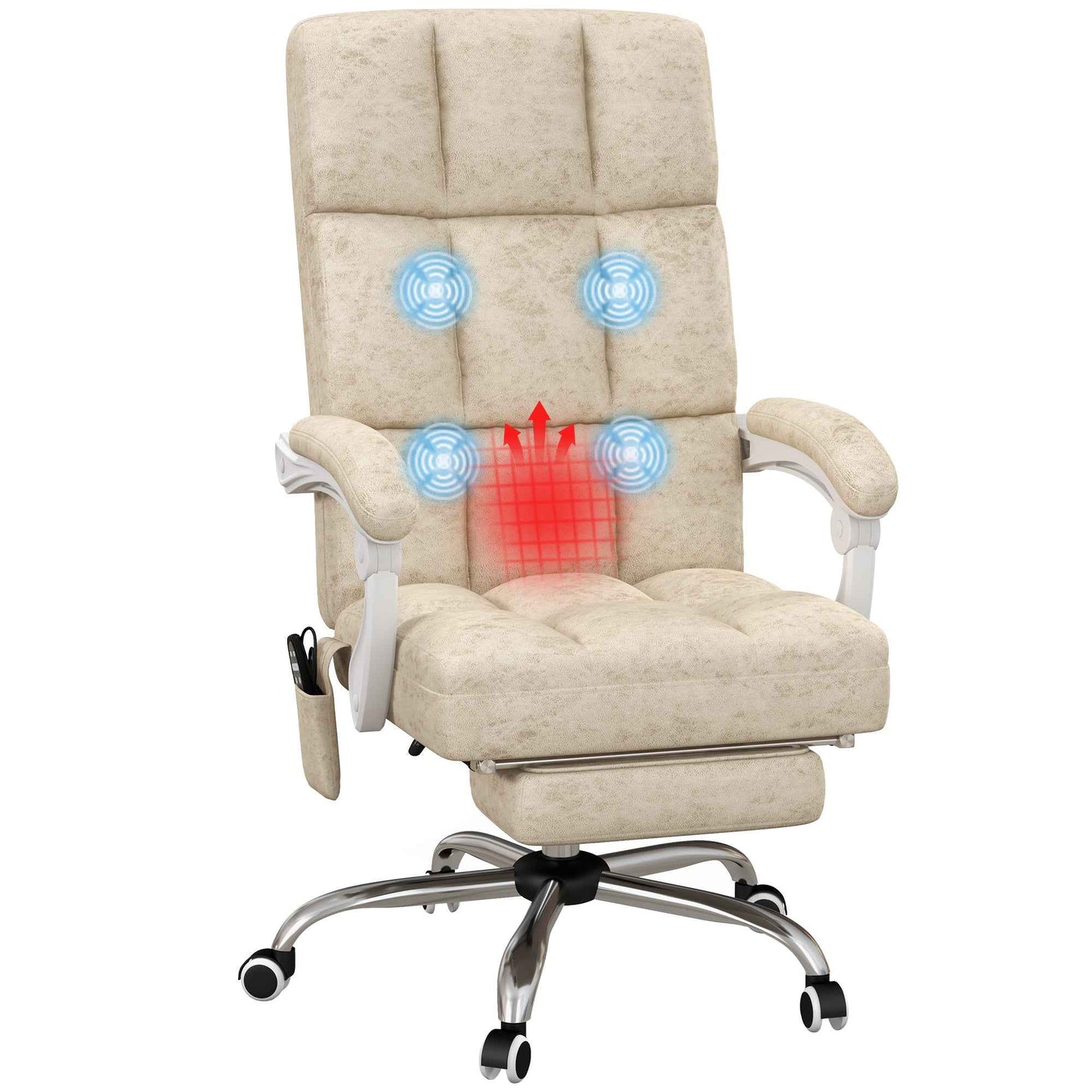 Ergo Heights Massage Office Chair with Back Heat - Ergo Heights
