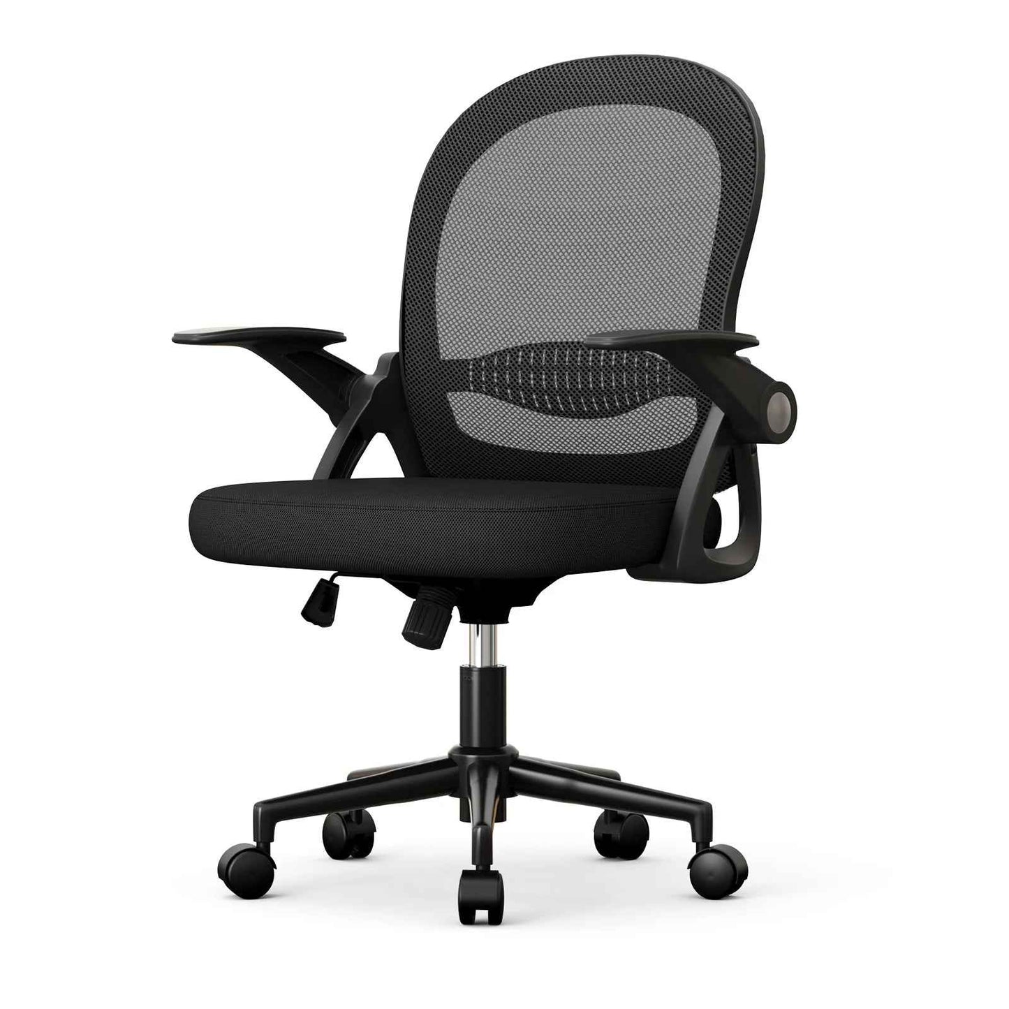 Ergo Heights Office Chair with Flip-Up Armrests - Ergonomic Mesh - Ergo Heights