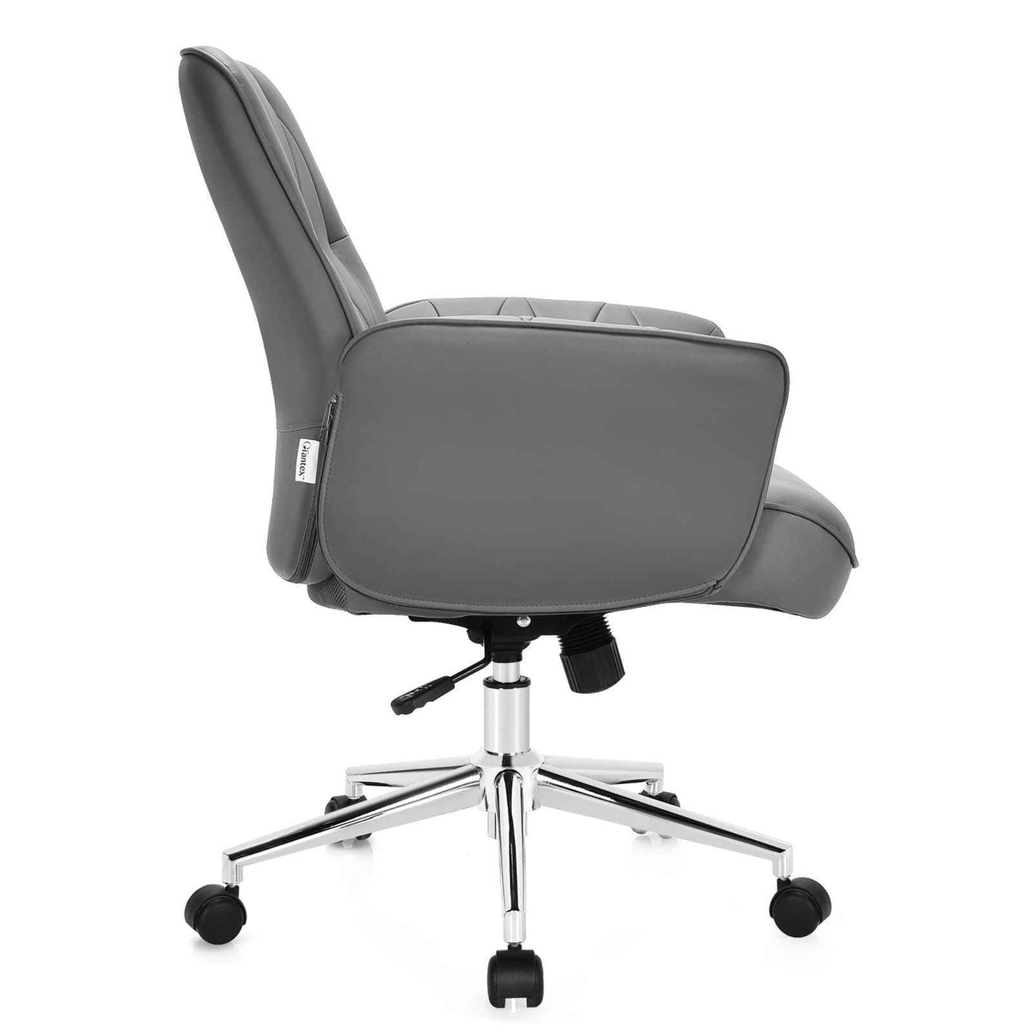 Adjustable Swivel PU Leather Office Chair with Rocking Function - Ergo Heights
