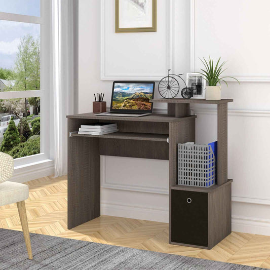 Ergo Heights Sliding Keyboard Tray Desk UK with Storage - Ergo Heights