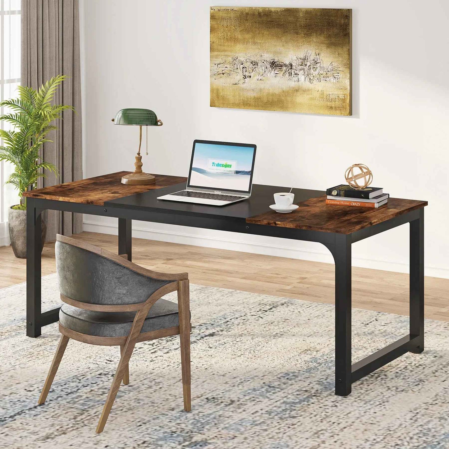 Ergo Heights Spacious Computer Desk for Professionals