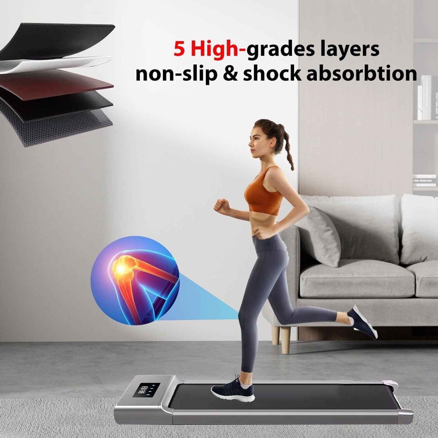Ergo Heights Walking Treadmill for Home Office Use - Ergo Heights