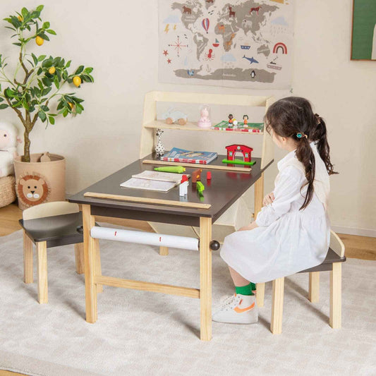 Ergo Heights Wooden Toddler Desk for Arts and Crafts - Ergo Heights