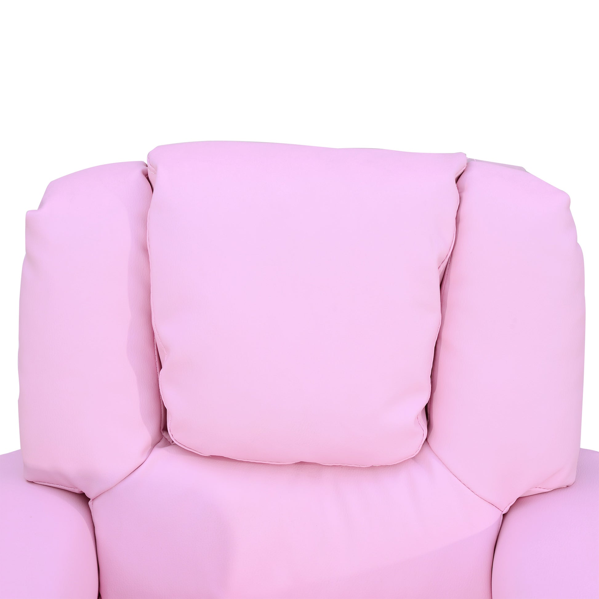 Kids Recliner Armchair Games Chair Sofa Childrens Seat in PU Leather Pink Blue