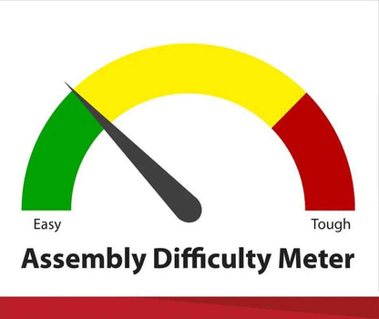Adlai Metal Writing Desk with Sturdy Base - Ergo Heights