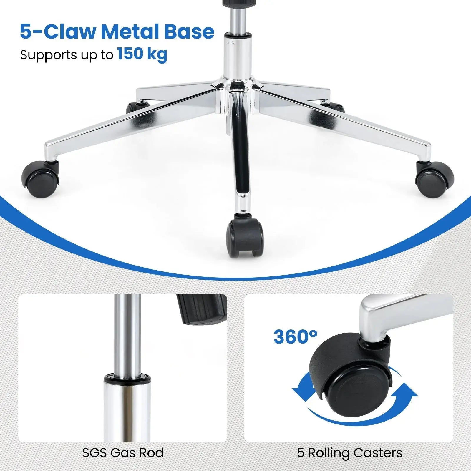 Ergonomic Leather Office Chair Executive Chair with Rocking Function