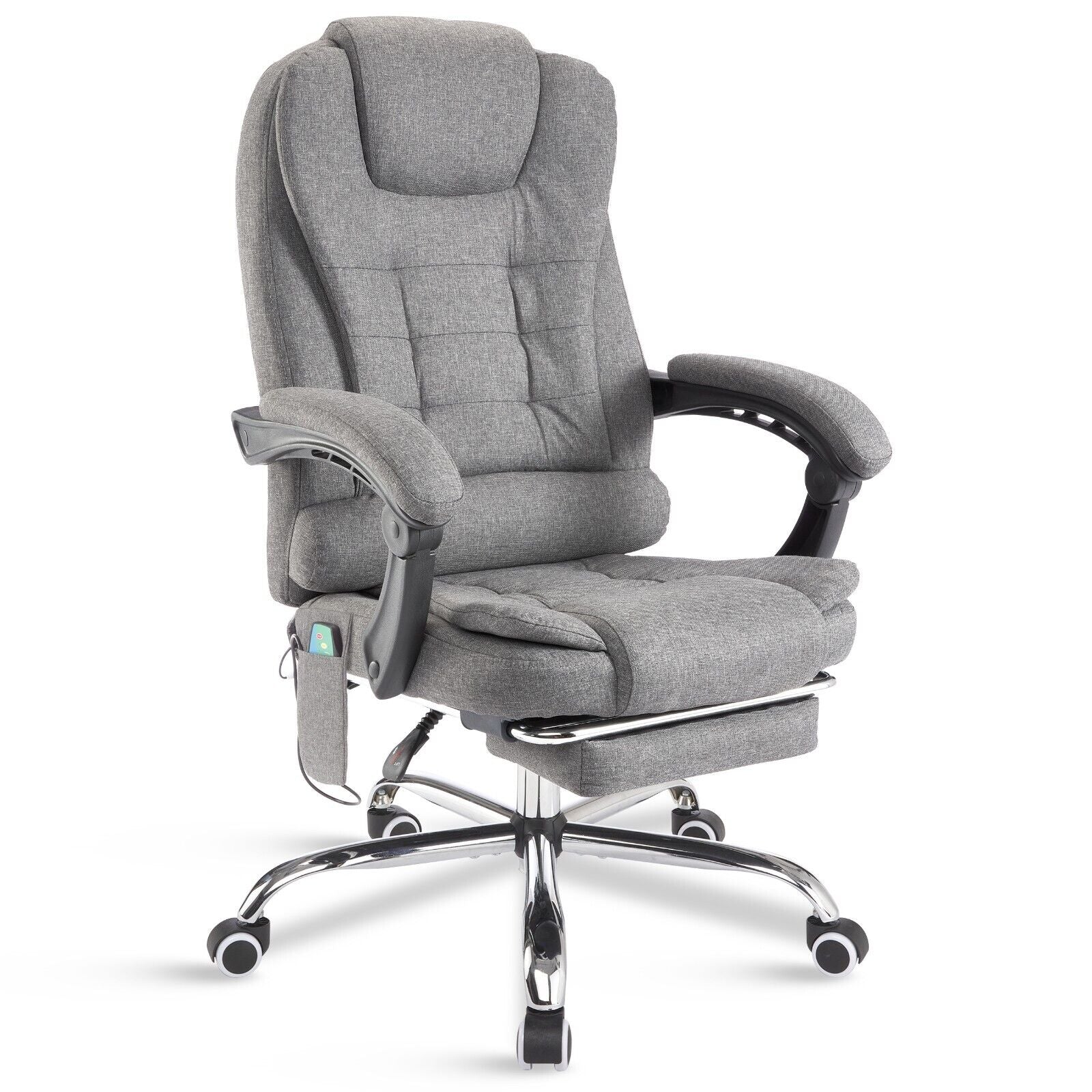 Massage Office Chair Gaming Computer Desk Swivel Recliner Chair Leather Footrest