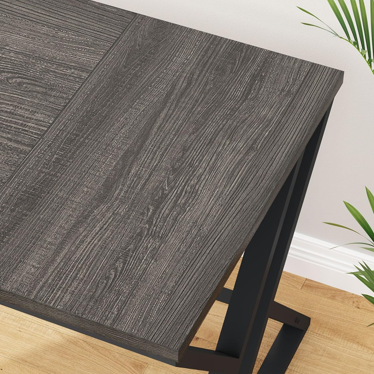 Gaming Desk Computer Office Table Large Desks for Home 180Cm Dark Gray