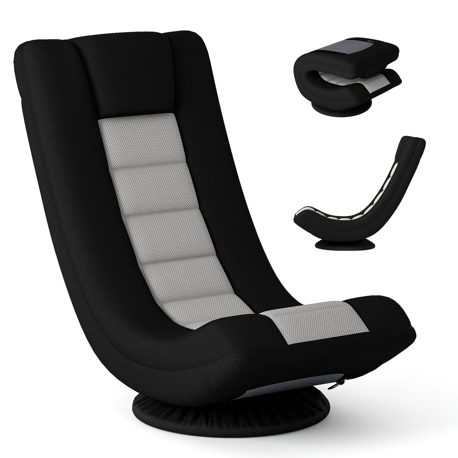 360° Swivel Gaming Chair 4 Position Adjustable Folding Floor Sofa
