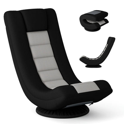 360° Swivel Gaming Chair 4 Position Adjustable Folding Floor Sofa