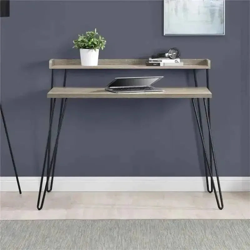 Laszlo Modern Writing Desk Made of Manufactured Wood - Ergo Heights