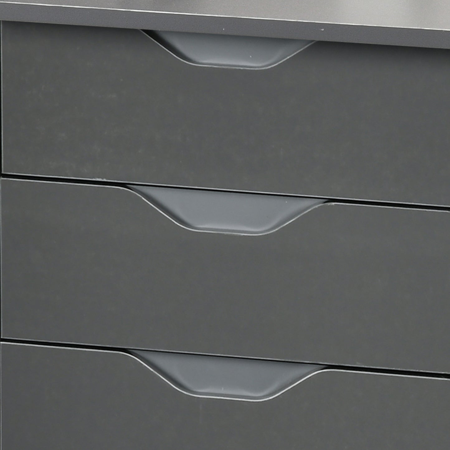 Computer Desk W/ Drawers Modern Writing Workstation for Home Office Study