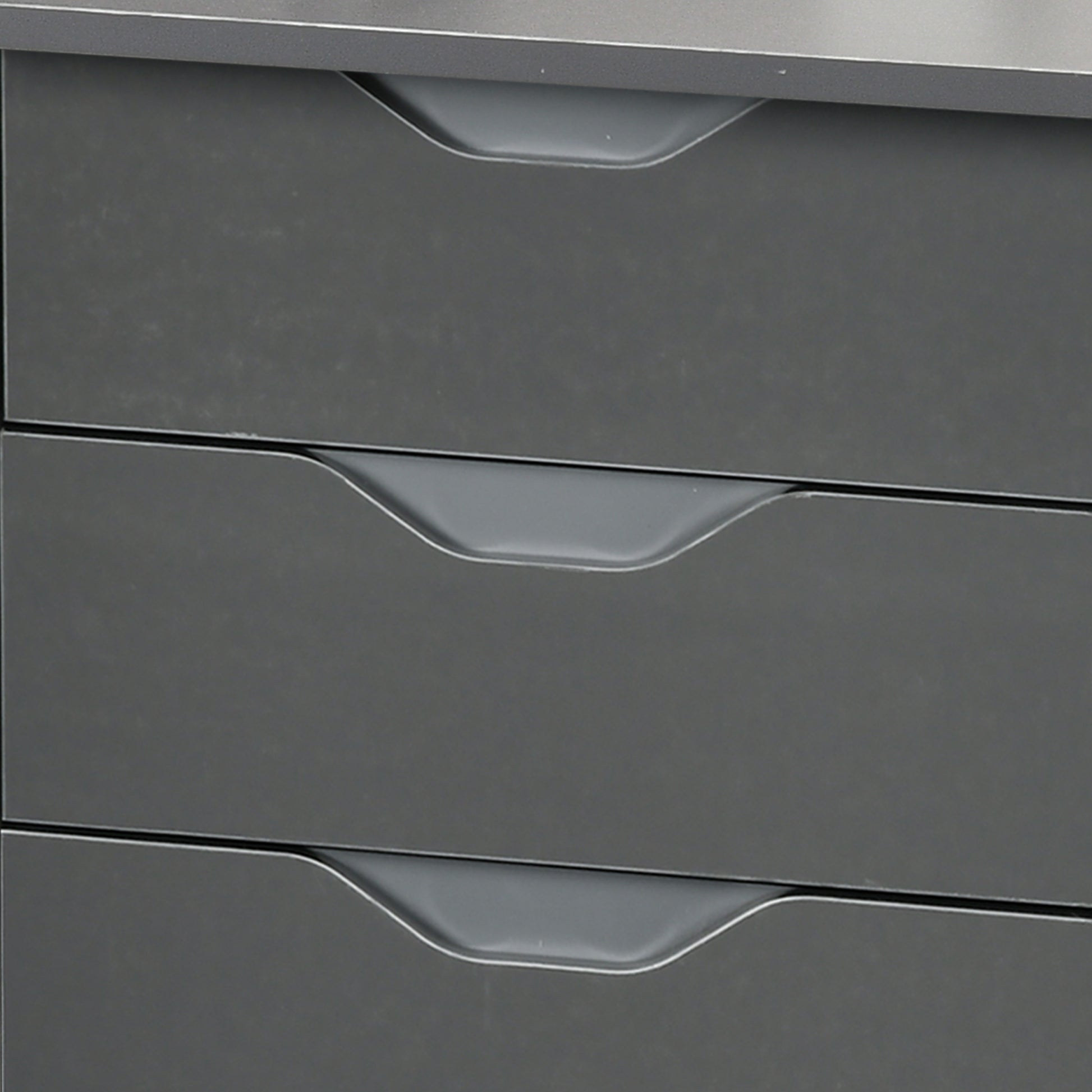 Computer Desk W/ Drawers Modern Writing Workstation for Home Office Study