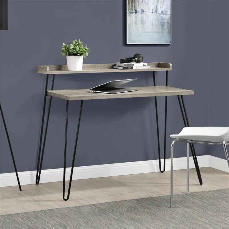 Laszlo Writing Desk Computer Desk Manufactured Wood Modern