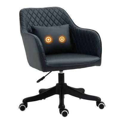 Rechargeable Massage Office Chair with Vibration Wheels - Ergo Heights