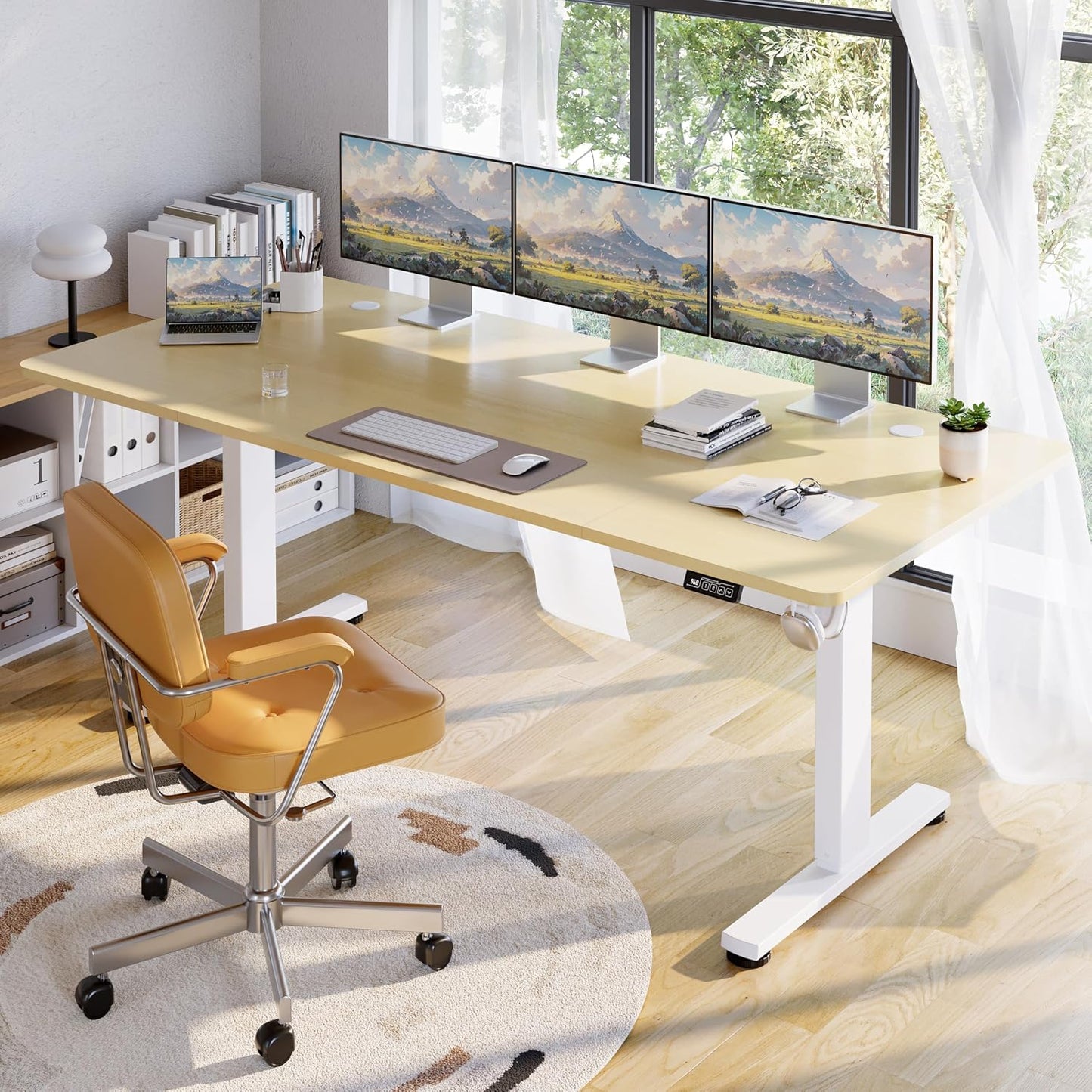Electric Standing Desk 200 X 80Cm Height Adjustable Desk, Splice Board