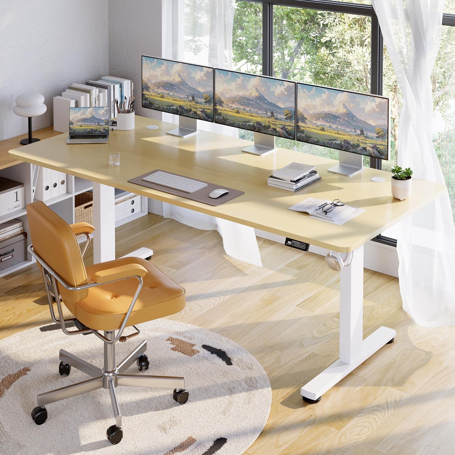 Electric Standing Desk 200 X 80Cm Height Adjustable Desk, Splice Board