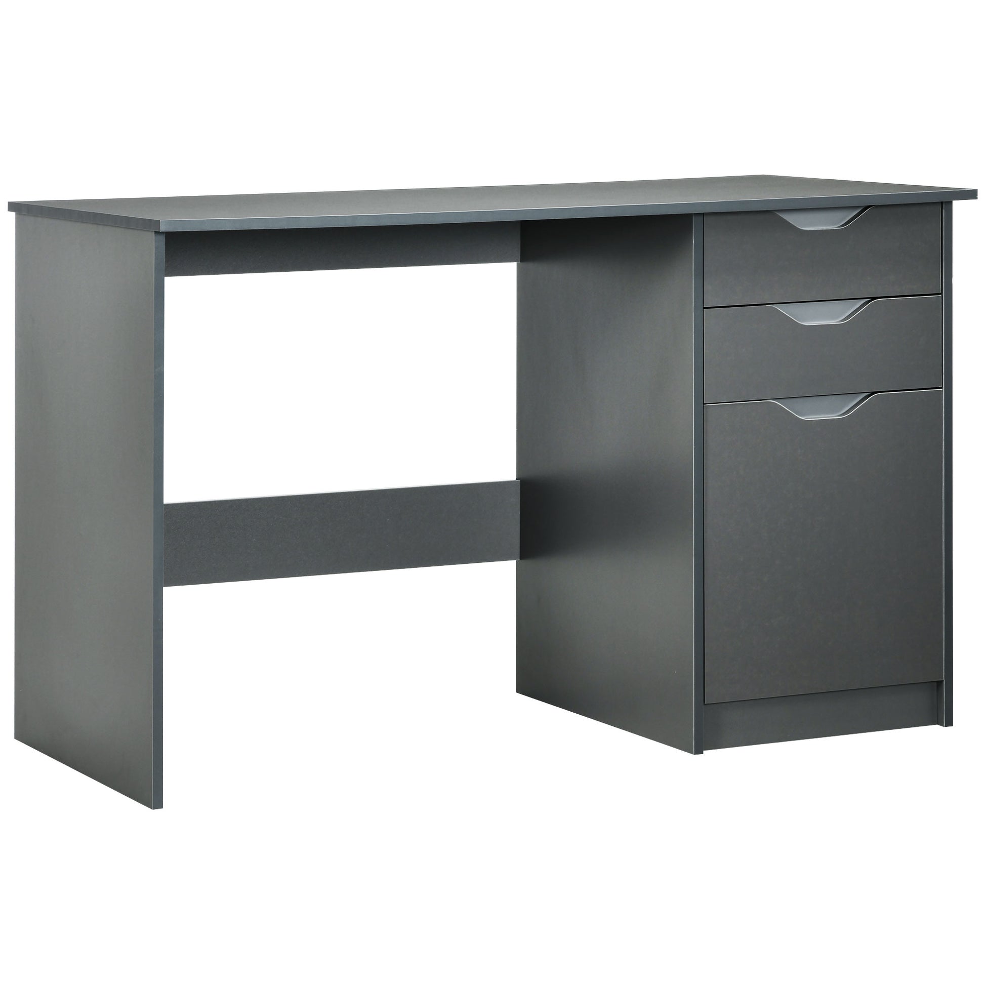 Computer Desk W/ Drawers Modern Writing Workstation for Home Office Study