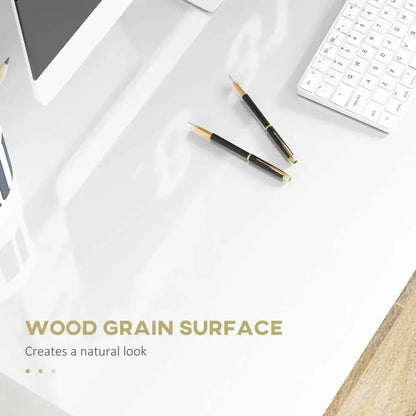 Writing Desk Workstation with Shelf and Laptop Table - Ergo Heights