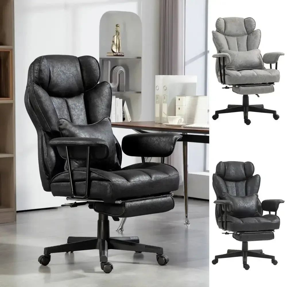 Ergonomic Office Chair with Foot Rest Lumbar Support - Ergo Heights