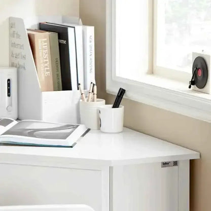 Ergo Heights Corner Writing Desk with Storage - Ergo Heights
