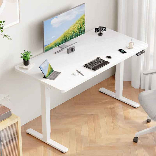 Electric Standing Desk Height Adjustable Desk Sit Stand Desk with Time Reminder Stand up Desk 3 Memory Setting Electric Desk