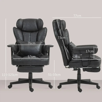 Ergonomic Office Chair with Foot Rest Lumbar Support - Ergo Heights
